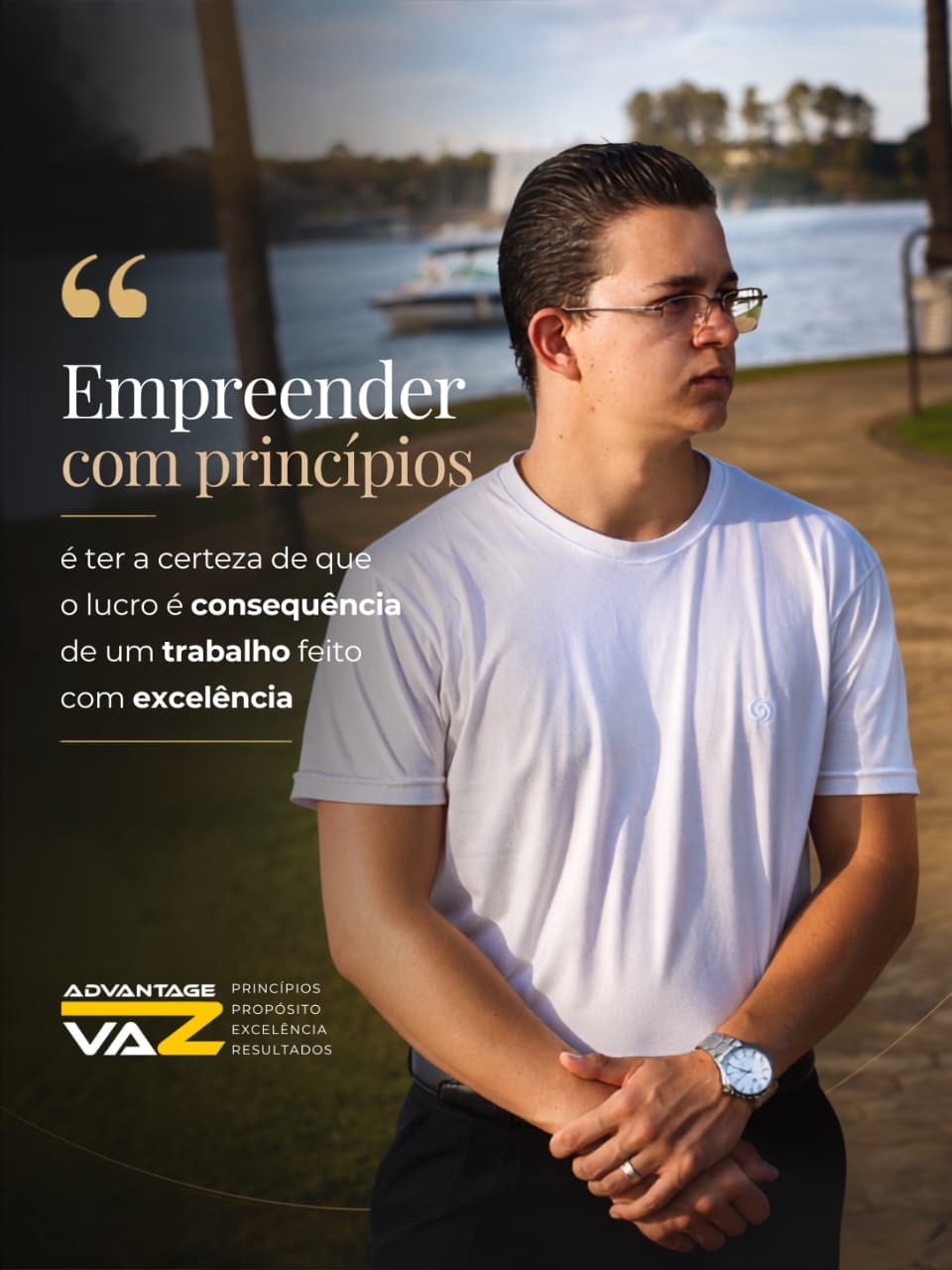Icaro, fundador da AdvantageVaz — "Empreender com princípios é ter a certeza de que o lucro é consequência de um trabalho feito com excelência"
